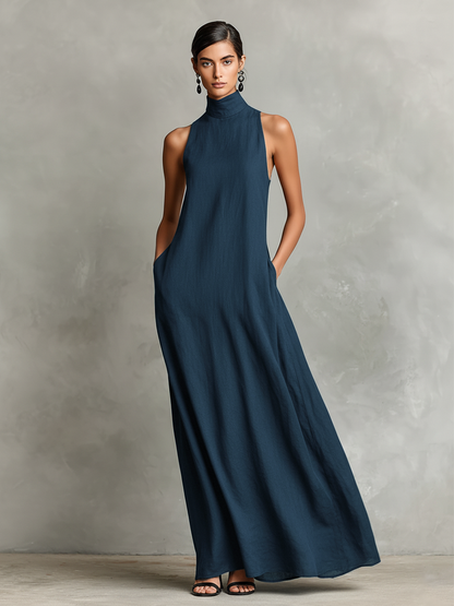 Catarina vestido azul