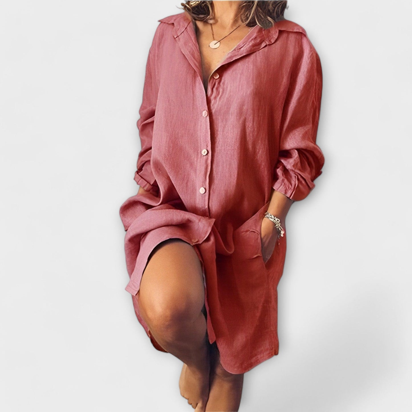 Vera | Blusa de Lino para Uso Diario
