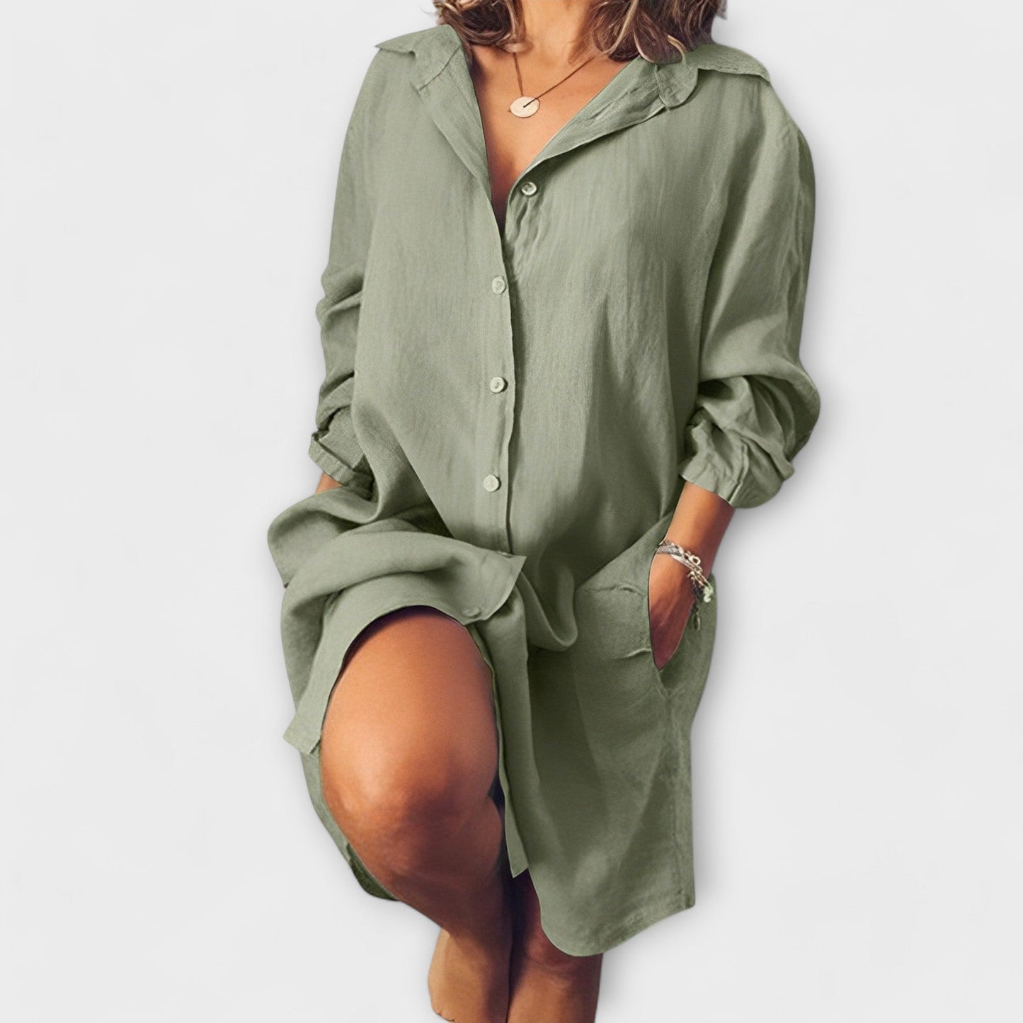 Vera | Blusa de Lino para Uso Diario