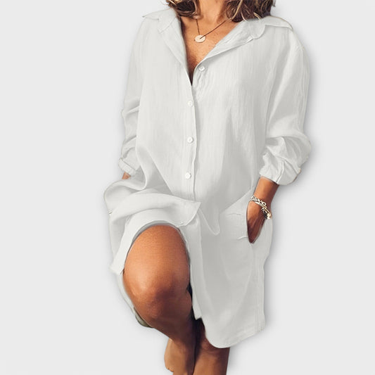 Vera | Blusa de Lino para Uso Diario