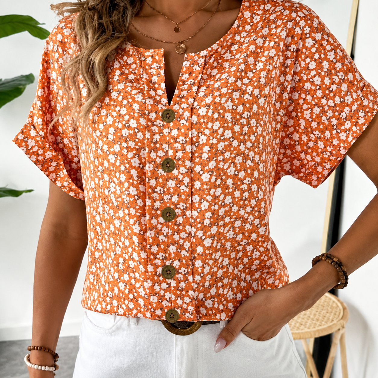 Elis  | Elegante blusa floral para mujer