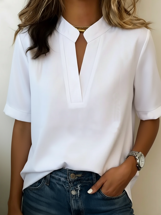 Lisa | Blusa Elegante con Cuello Refinado